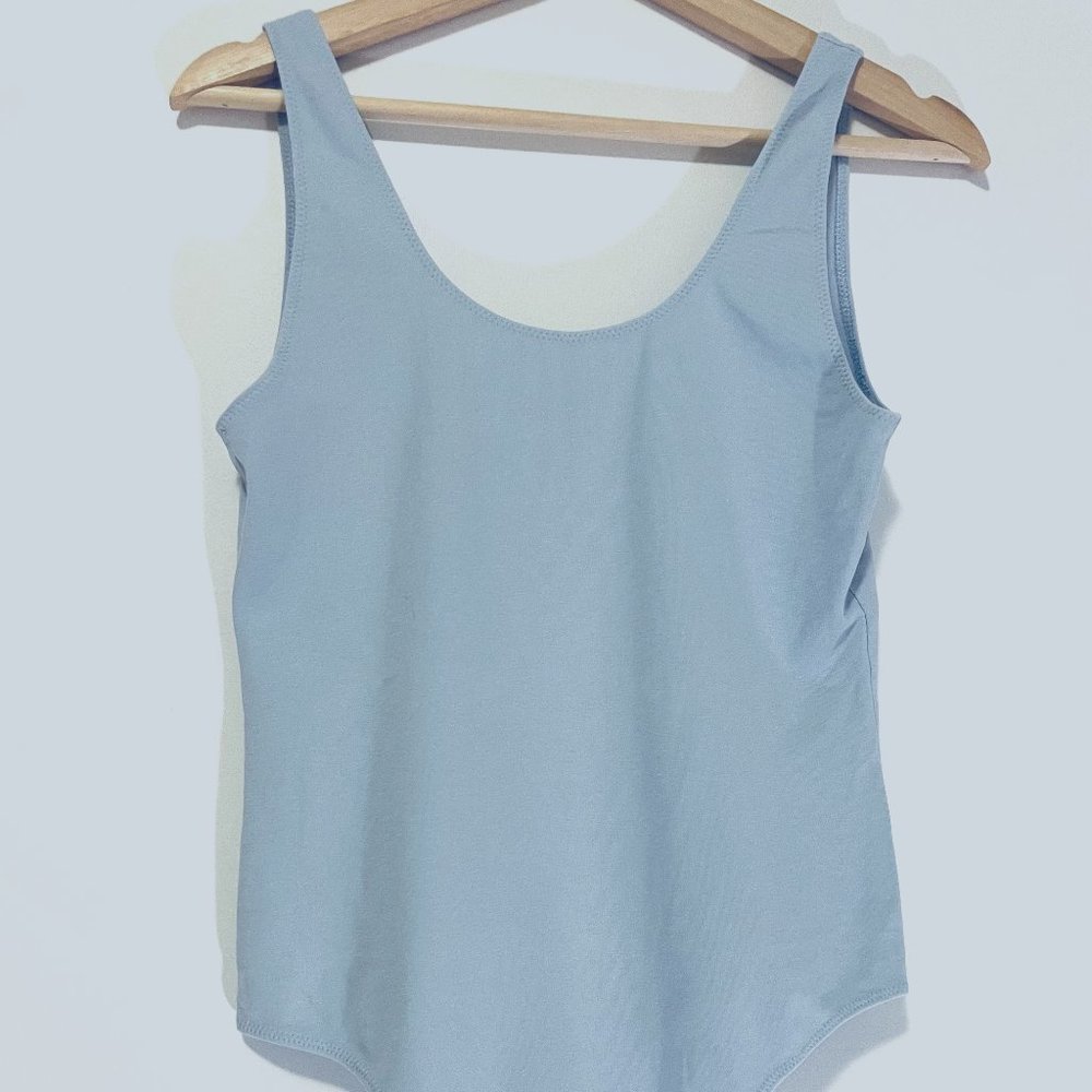 Light blue Aritzia Wilfred Free Bodysuit